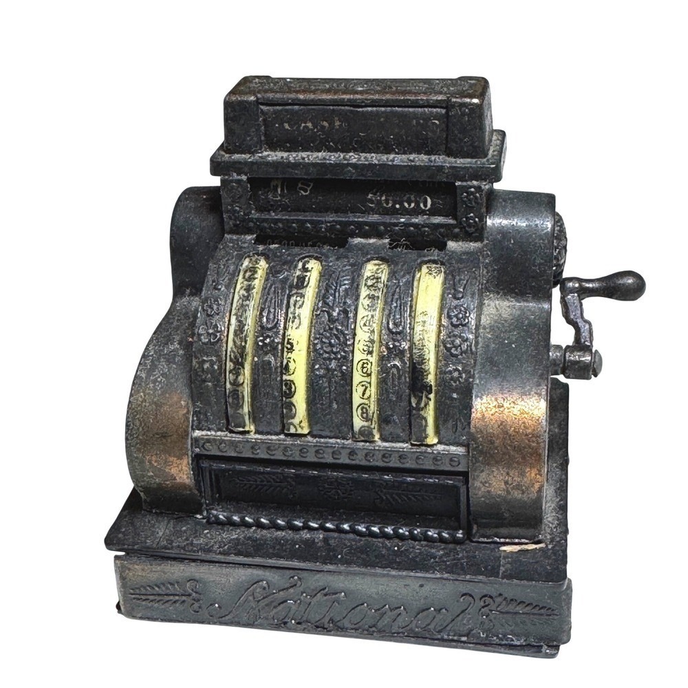 Vintage‎ National Cash Register Metal pencil sharpener
